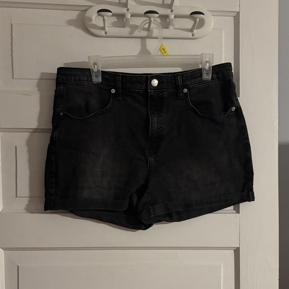 Wild Fable Highest Rise Classic Black Denim Women's Shorts